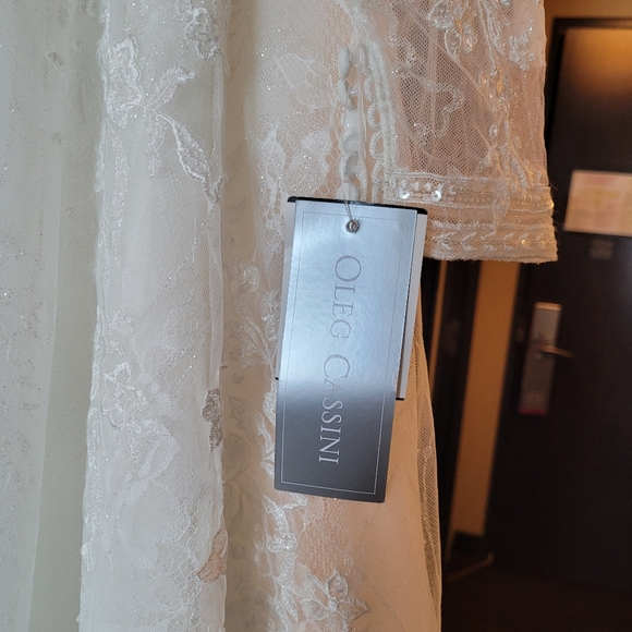 IVORY Oleg Cassini Wedding dress 2021 Edition - Picture 4 of 6